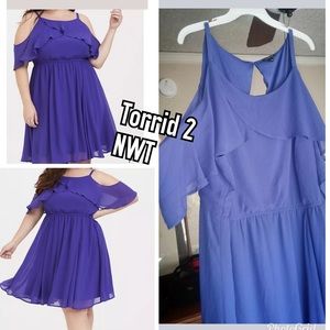 Torrid cold shoulder dress